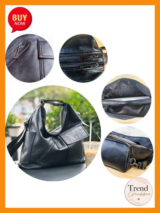 Convertible Crossbody Backpack Purse with Vegan Leather, 4-in-1 Design for Work main image 5